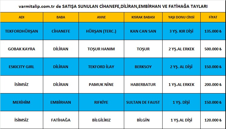 MetinMfg's tweet photo. #Cihanefe,#Diliran,#Embirhan ve #Fatihağa taylarına #varmitalip https://t.co/j0wbwE7vpt #SatilikTaylar,#SatilikGebeKisraklar,#horse #breeding #farm #farmlife #mareandfoal #ArabianHorses
#Thoroughbreds
#yearling
📞05362458068 https://t.co/PbEHpPTLyE