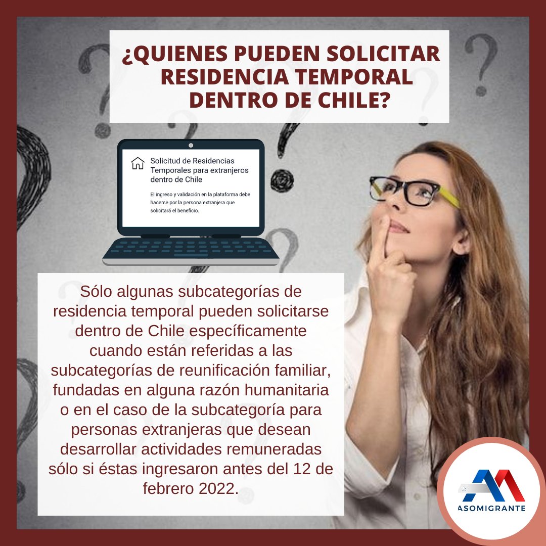 #asomigrante #MigratesEnChile #Chile #tramitesmigratorios #TrámitesDigitales #ResidenciaTemporal