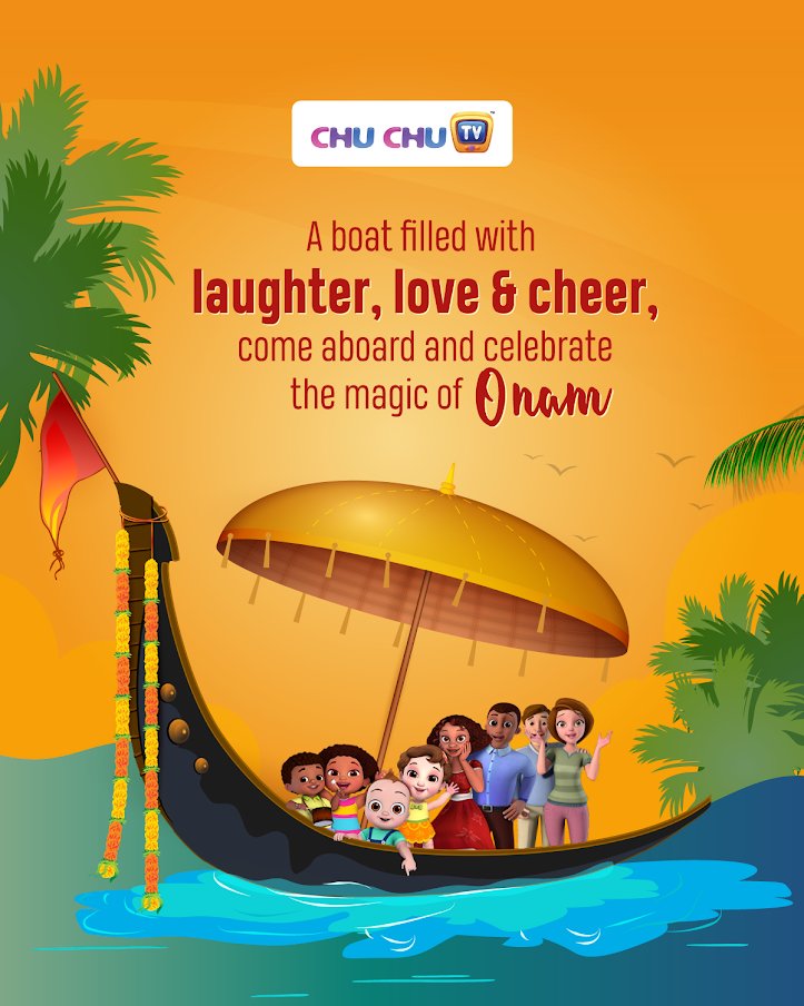 Hop on board the Onam boat of wonders, where we lead the way to a world filled with laughter, traditions, and togetherness!🌈

Let's spread smiles, celebrate love, and make unforgettable memories!🌟

#ChuChuTV #NurseryRhymes #MomLife #DadLife #Parenting #Onam #OnamFestival2023
