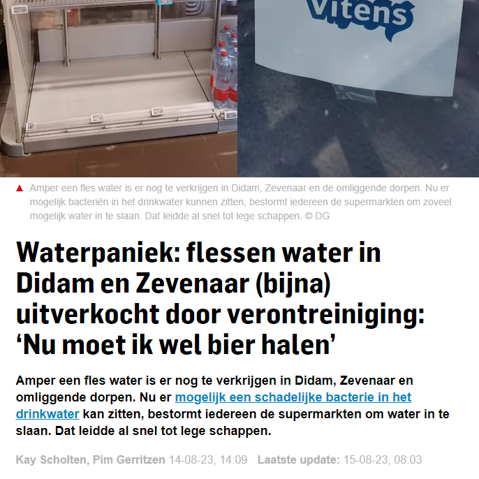PrepshopNL's tweet photo. Woon jij in Didam of Zevenaar (of ergens anders) en ben je getroffen door deze waterverontreiniging? Dan krijg je van ons alleen dit weekend 10% korting op het British Berkefeld waterfilter! 

Bestel nu: https://t.co/42Fn3p6mz2 https://t.co/ou07zzbv31