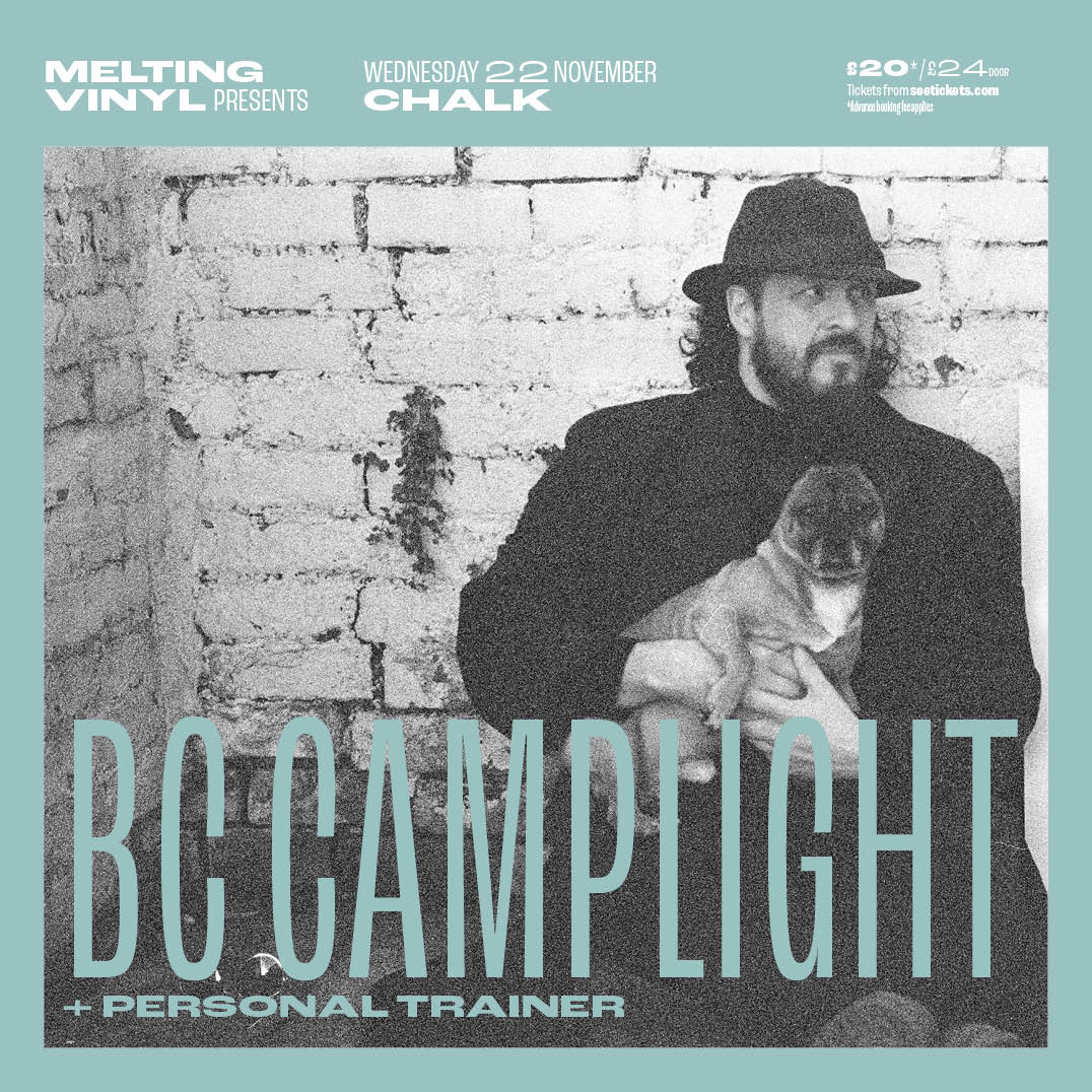 🚨SELLING FAST🚨
Remember this absolute shindig of a show with <a href="/bccamplight/">BC CAMPLIGHT</a> supported by <a href="/prsnl_trnr/">Personal Trainer</a> at <a href="/chalkvenue/">Chalk Venue</a> Brighton on 22nd Nov is selling lightning fast! ⚡️

Tickets still available via See Tickets 🔗: meltingvinyl.seetickets.com/event/bc-campl…