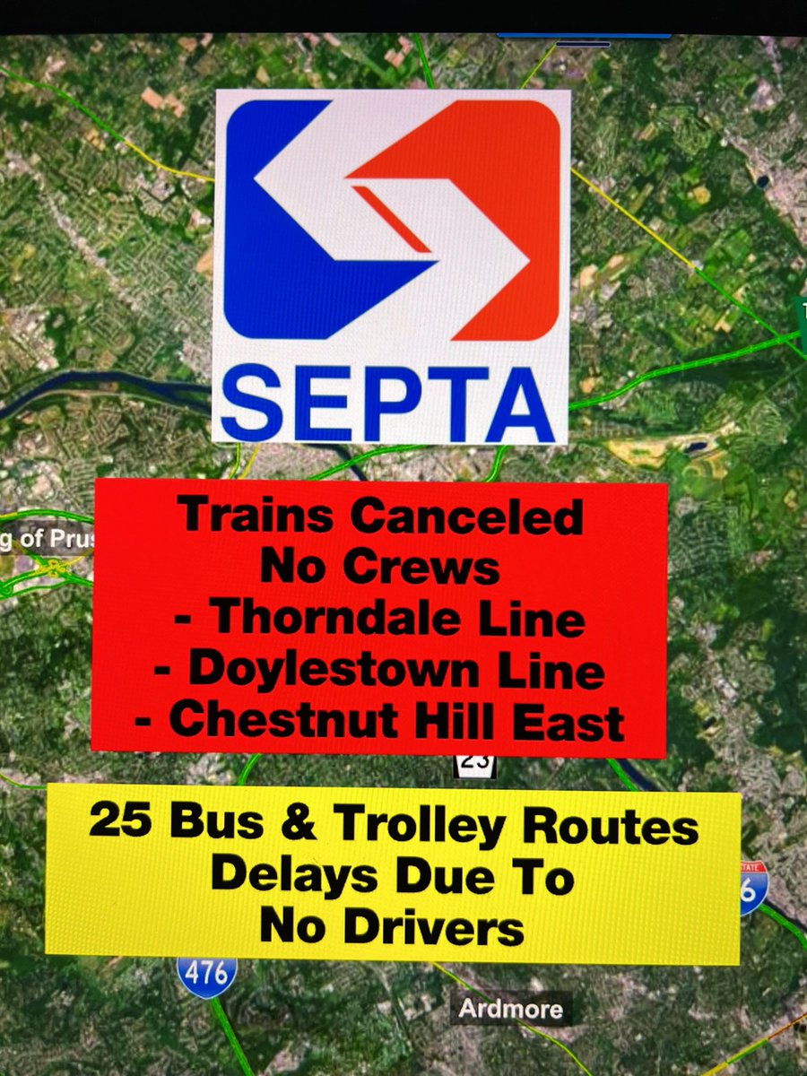 What is going on at <a href="/SEPTA/">SEPTA</a> 
It started with the bus and trolley drivers but now Entire Train Runs are being CANCELLED during rush hour because of No Crews.  In some cases the next train isn’t coming along for another hour.  
If you are impacted, send me some info