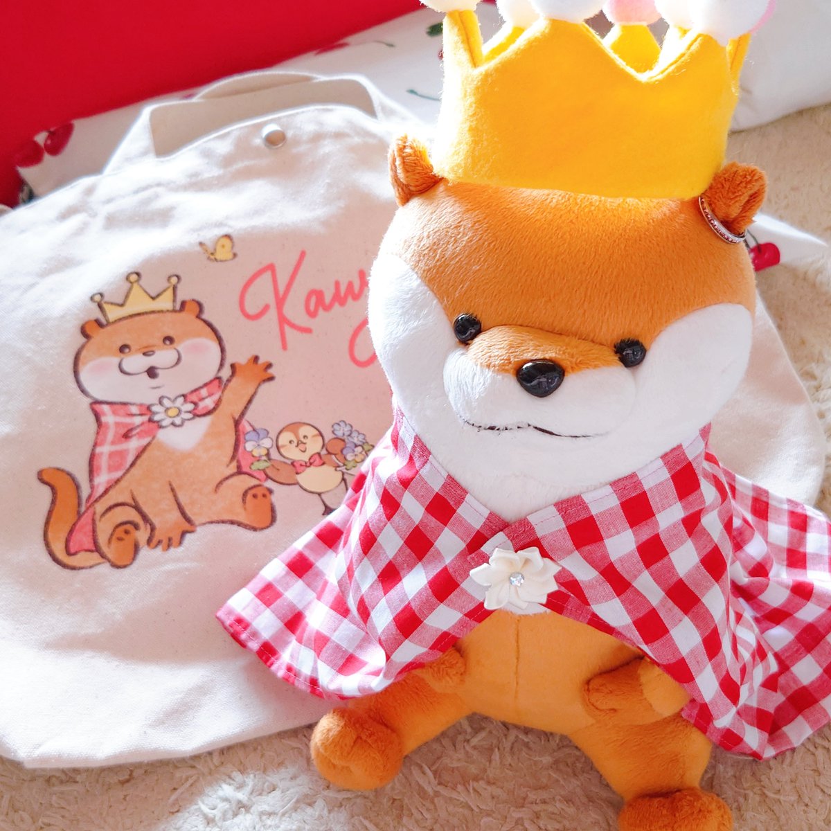 _6u6_cherry's tweet photo. ロジンの王子様🩷いちごのおうじ🍓テニスの王子様🥎etc…

そして─

＼ ぬんぬんのおうじさま ／

略して⋯
👑 ぬ ん ぷ り 👑

５周年ぬんちゃんの格好に寄せてみたぬ☆
王冠斜めがけスタイルも気に入ってるぬ- ̗̀ෆ(˶'ᵕ'˶)ෆ ̖́-

ぬんざぶろー「僕、王子様になったぬん👑✨」

#可愛い嘘のカワウソ https://t.co/7JIiZOuUIe