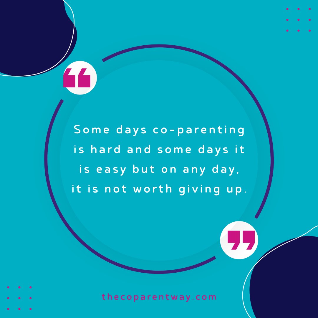 Happy Friday! 💓

Remember, no matter how difficult co-parenting can be some days, it’s never worth giving up!
#Coparenting #TheCoParentWay #Resilience #parenting #parentingsolutions
