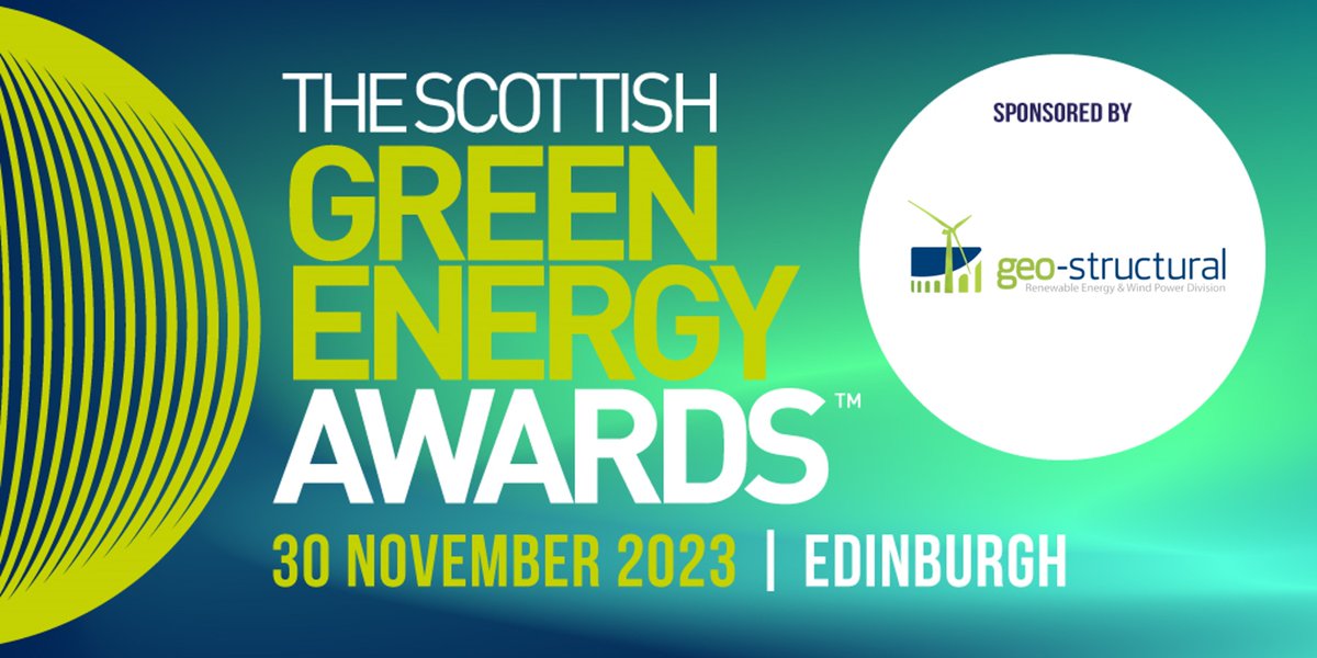 We are very proud to sponsor the @ScotRenew Green Energy Awards 2023!

#SGEA23