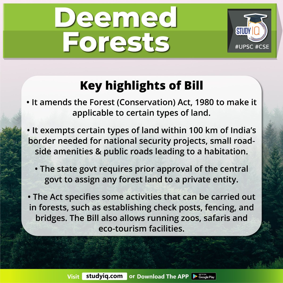 Deemed Forests

#deemedforests #odisha #whyinnews #forestconservationact #godavarmancase #forestbill #forestact #typesofland #india #nationalsecurityproject #centralgovt #ecotourismfacilities #upsc #cse #ips #ias #safaris #zoos