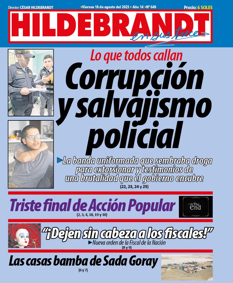 Semanario Hildebrandt en sus trece tweet media