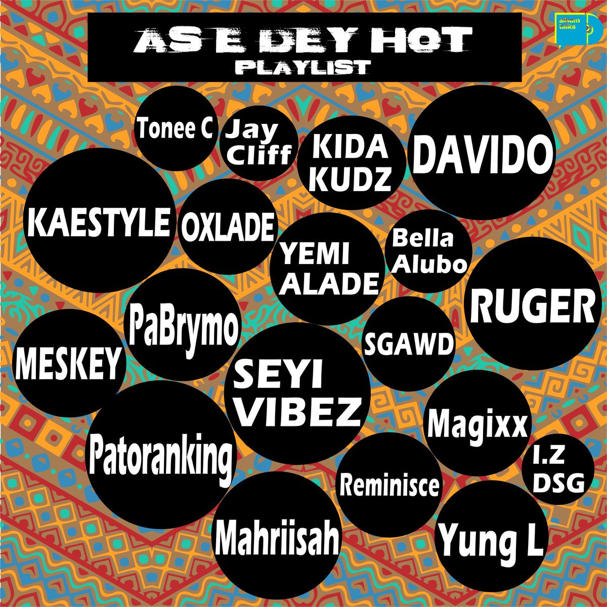 AlbumTalksHQ's tweet photo. 🎧AS E DEY HOT PLAYLIST ▪️The best new music!
UNAVAILABLE REMIX - DAVIDO X LATTO
THE BAG - KAESTYLE X LERIQ
MARIA - MAGIXX
JAJO - PABRYMO X SEYI VIBEZ
WHY - REMINISCE X OXLADE
SINGLE AGAIN - HARMONIZE X RUGER
CRAZY - MAHRIISAH
HIGHER - PATORANKING
HALLELUJAH - GIGGS X LOJAY
UP TO YOU - JAY CLIFF
FEAR LOVE - YEMI ALADE
HUSTLE - MESKEY X SHAMZY
HBP - LLONA
++++MORE‼️
🚨Playlist Available on Spotify, Apple, Deezer, Boomplay and Audiomack.
🎧Listen Here — https://t.co/LvXJt2bPDv
