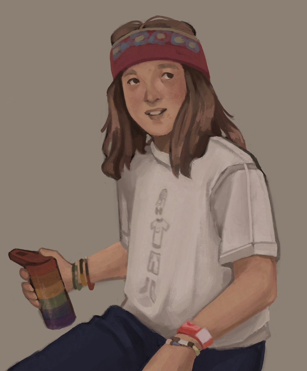 _bluecolored2B's tweet photo. my greatest achievement of this summer: Bella Ramsey has reposted my drawing of them ~ 

#bellaramsey #TLOU #TLOU2 #GOT https://t.co/QTRWG2Rt2U