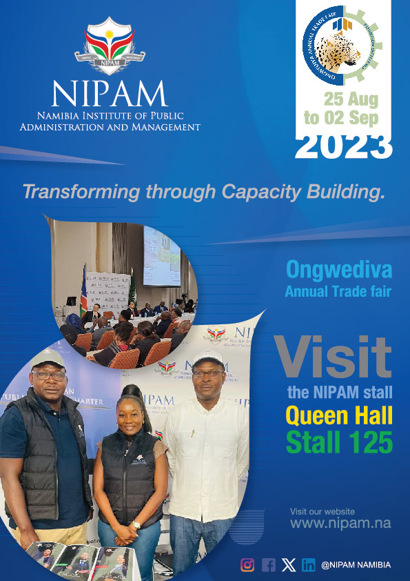 EXCITING NEWS | Visit our stall during the Ongwediva Annual Trade Fair - OATF, 25 August 2023 - 02nd September 2023.

Queen Hall: Stall 125

#nipamnews #exhibiting #ongwedivaannualtradefair #publicinstitute #traininganddevelopment