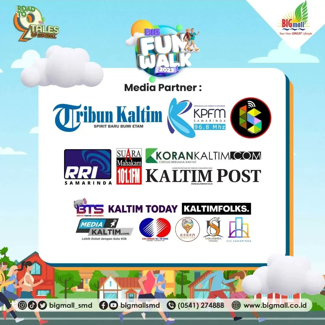 SamarindaUpdate's tweet photo. Buruan, hadiah doorpricenya gak cuma motor loh, ada banyak hadiah lainnya yang bisa kalian bawah pulang.
Jangan lupa yaaa!!!
#bigmall #bigmallanniversary #BIGFunwalk #samarindaupdate https://t.co/8sGvlaCkJl