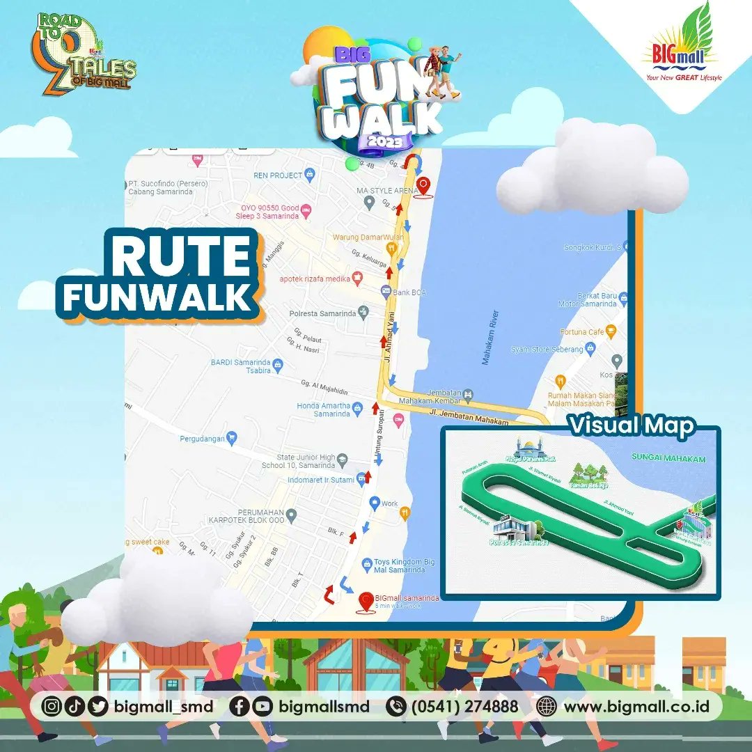 SamarindaUpdate's tweet photo. Buruan, hadiah doorpricenya gak cuma motor loh, ada banyak hadiah lainnya yang bisa kalian bawah pulang.
Jangan lupa yaaa!!!
#bigmall #bigmallanniversary #BIGFunwalk #samarindaupdate https://t.co/8sGvlaCkJl