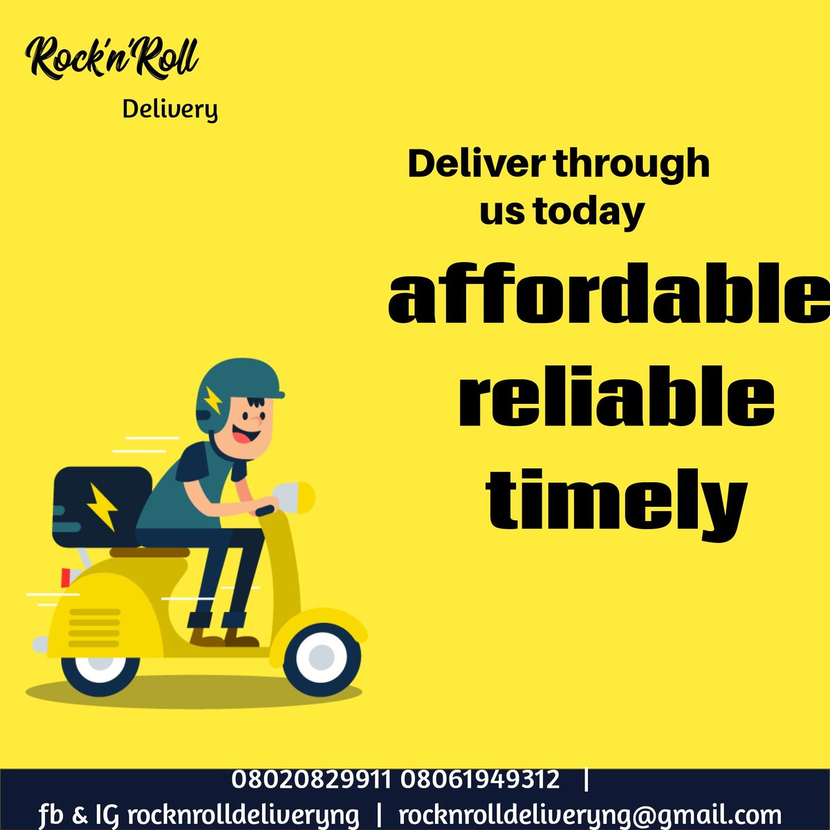 ifygoodthing's tweet image. You need a reliable logistics company while you go about your business and other day&apos;s activities..... 
  Here is where Rock&apos;n&apos;Roll Delivery @rocksdeliveryng comes in. They are excellent and timely. 
  Call them today. 

#dispatchservices #abujabusiness #mailservice