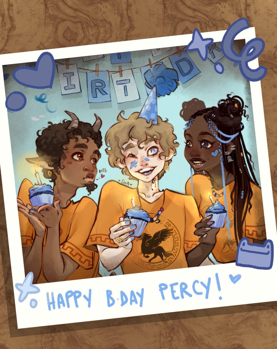 Happy Birthday Percy! I also feel this is a general happy birthday for all the fandom so go send some love to your fellow riordanverse obsessed friends! #HappyBirthdayPercyJackson #pjotwt