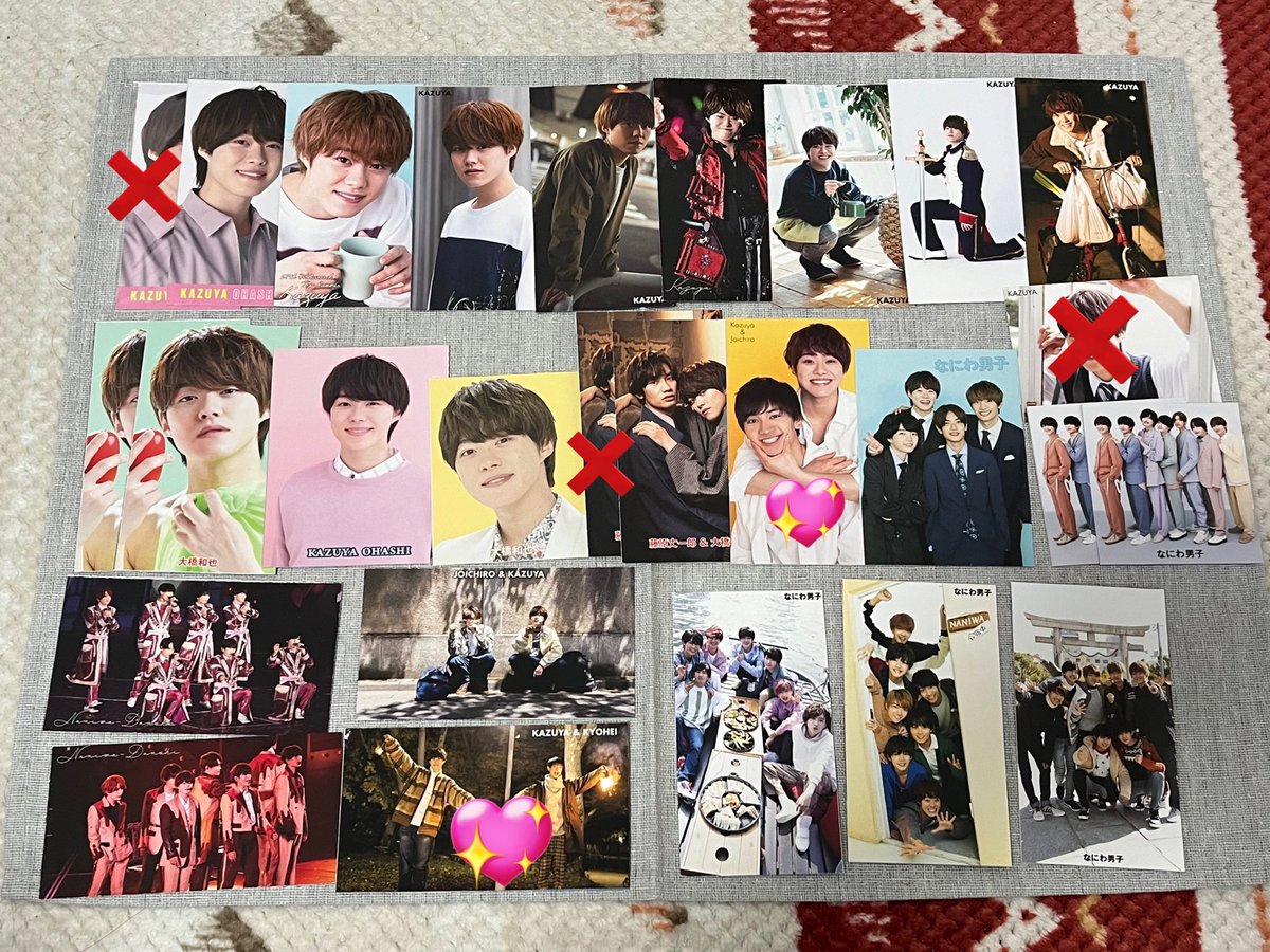 p8p_st's tweet photo. @takaku0823 💖が5点分着いておりますが4点分でお間違えないでしょうか？
また枚数は各1でよろしかったでしょうか？
提供できないお品物の件了解致しました。
画像💖の4点とお取引可能でしょうか？ https://t.co/2x88MUyULn