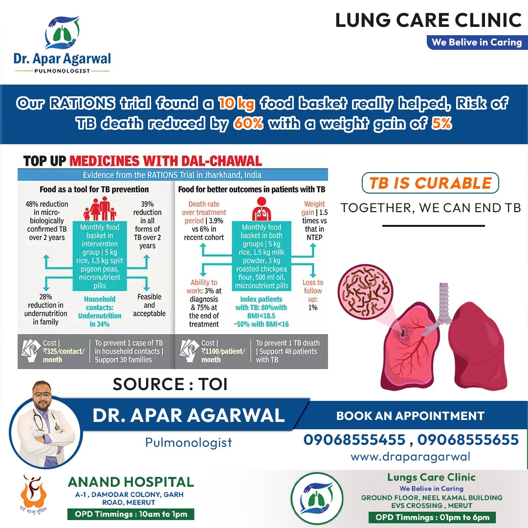 dr_apar's tweet photo. 𝐎𝐮𝐫 𝐑𝐀𝐓𝐈𝐎𝐍𝐒 𝐭𝐫𝐢𝐚𝐥 𝐟𝐨𝐮𝐧𝐝 𝐚 𝟏𝟎 𝐤𝐠 𝐟𝐨𝐨𝐝 𝐛𝐚𝐬𝐤𝐞𝐭📷 𝐫𝐞𝐚𝐥𝐥𝐲 𝐡𝐞𝐥𝐩𝐞𝐝, 𝐑𝐢𝐬𝐤 𝐨𝐟 𝐓𝐁📷 𝐝𝐞𝐚𝐭𝐡 𝐫𝐞𝐝𝐮𝐜𝐞𝐝 𝐛𝐲 𝟔𝟎% 𝐰𝐢𝐭𝐡 𝐚 𝐰𝐞𝐢𝐠𝐡𝐭 𝐠𝐚𝐢𝐧📷 𝐨𝐟 𝟓%
visit us for more information : https://t.co/GBagDzJQIk https://t.co/7vxtH9WdvT