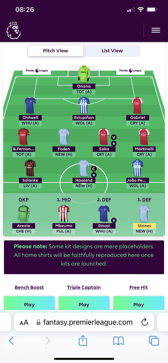 AustralorpsUK's tweet photo. I Would appreciate any help with My team for this week. Any suggestions?😊⚽️#FPL #Gameweek2 https://t.co/q97liR5Ygq