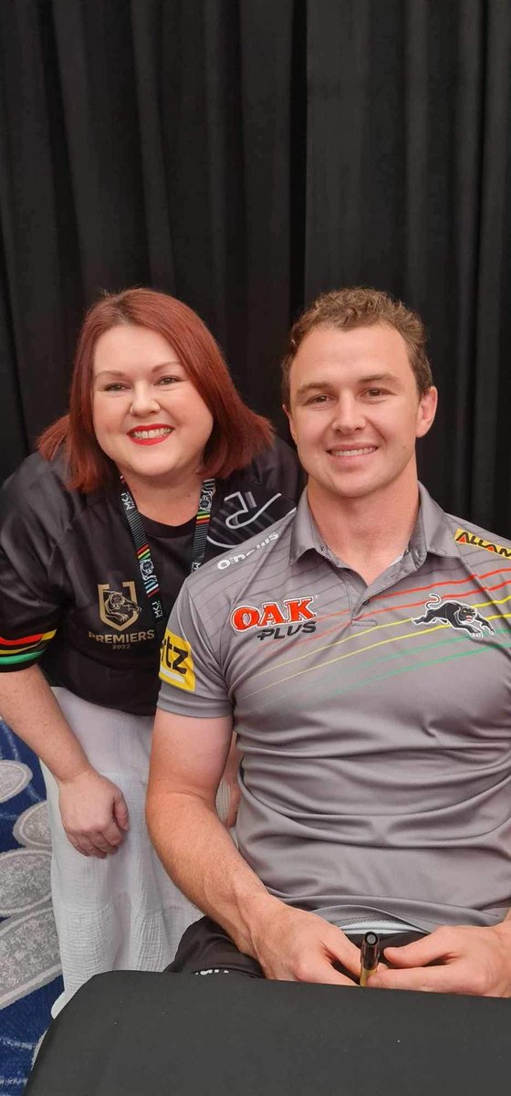 ‘PICKLES’ : Folks if you’ve ever wondered how Dylan Edwards got the nickname ‘Pickles’ well I can exclusively reveal that the lady in this photo with him, Panthers supporter TANIA JESSUP-COLES, is the culprit. She started it in 2020 and Dyl has since accepted it with a smile!
