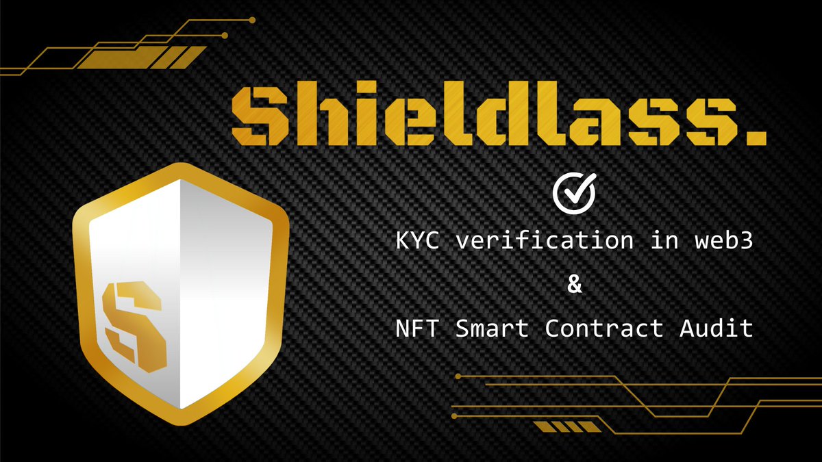 We're thrilled to announce the official launch of Shieldlass! #KYC #Crypto