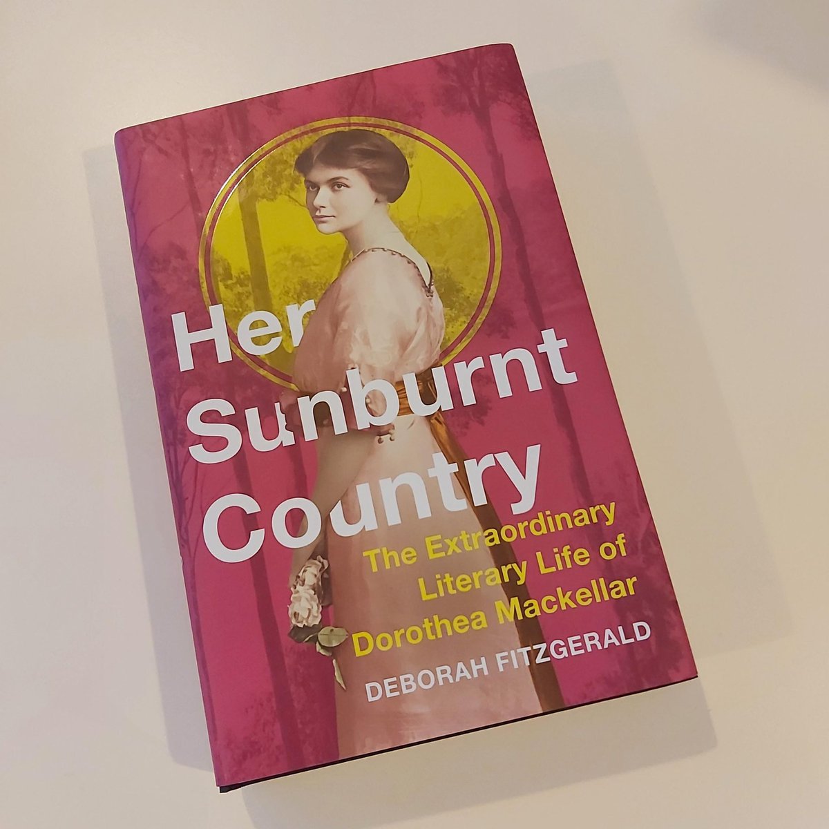debfitzG's tweet photo. She has arrived and I think she looks stunning. First copy of Her Sunburnt Country: The Extraordinary Literary Life of Dorothea Mackellar out August 30. @SimonSchusterAU #biography #poetry #history #writerscommunity #books https://t.co/yRl3n1fIWD