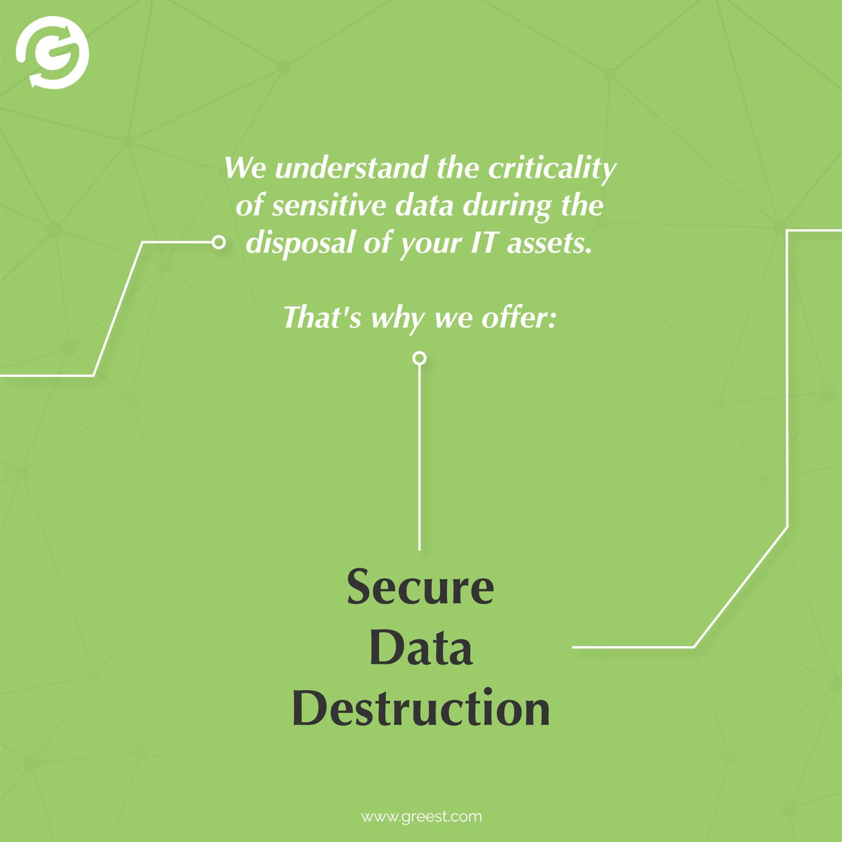 GreestLifecycle's tweet image. In today&apos;s digital age, data security is paramount. It&apos;s our responsibility to protect our clients&apos; sensitive information and ensure that it doesn&apos;t fall into the wrong hands.

#SecureDataDestruction #DataSecurtiy #Electronics #Sustainability #EWasteRecycling #Greest