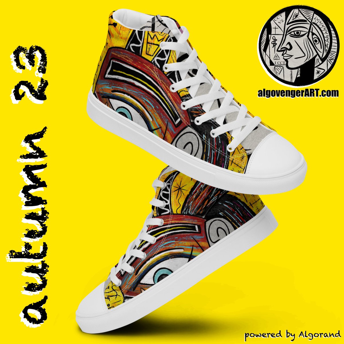 FunkyRaccoons's tweet image. This season the sneakers are in fashion, don't miss the ones from algovengerART.com 

100% Art Shoes
100% Spanish Design

With your purchase you are supporting Art and its development in the Algorand Blockchain

#Algorand #gorpcore #sneakers