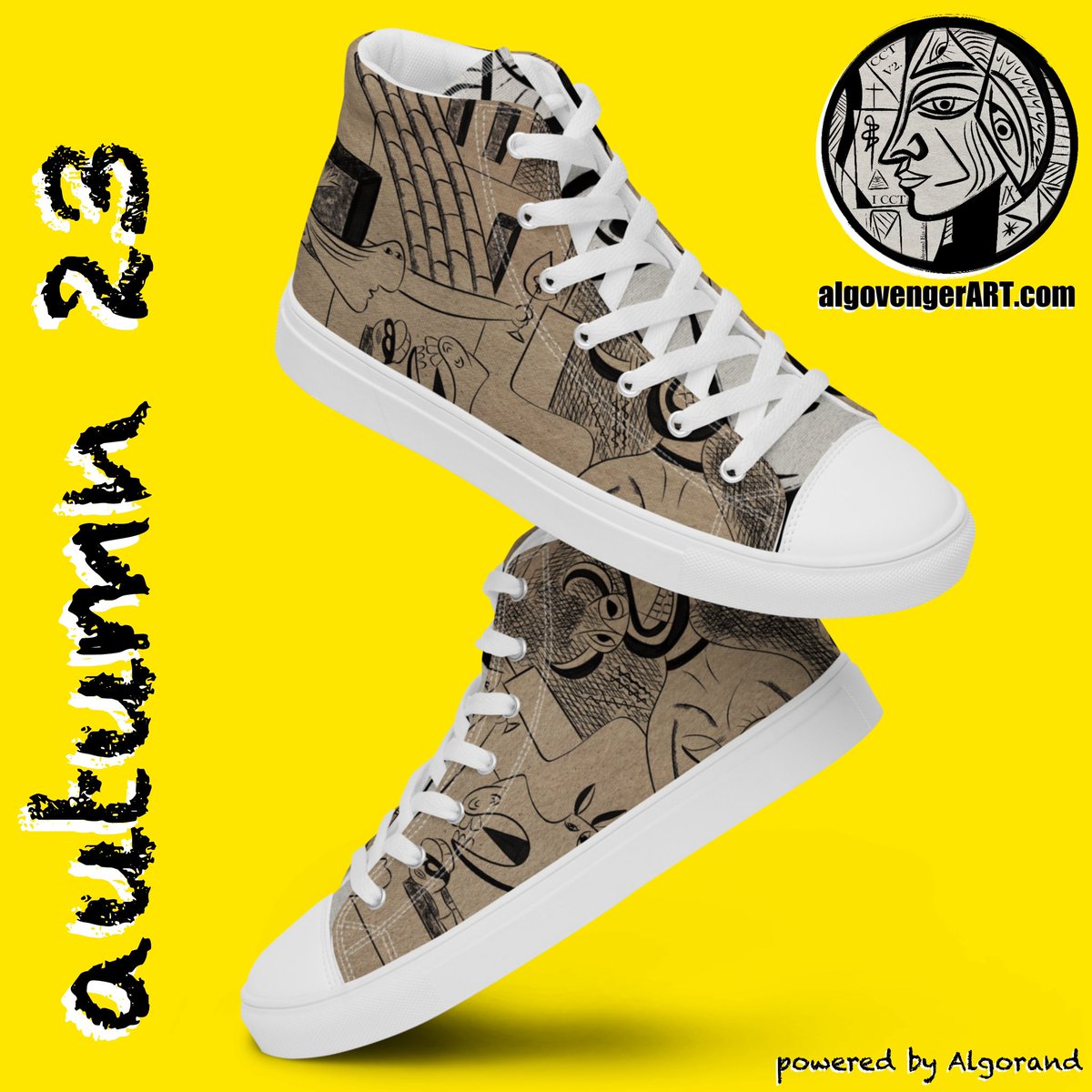 FunkyRaccoons's tweet image. This season the sneakers are in fashion, don't miss the ones from algovengerART.com 

100% Art Shoes
100% Spanish Design

With your purchase you are supporting Art and its development in the Algorand Blockchain

#Algorand #gorpcore #sneakers