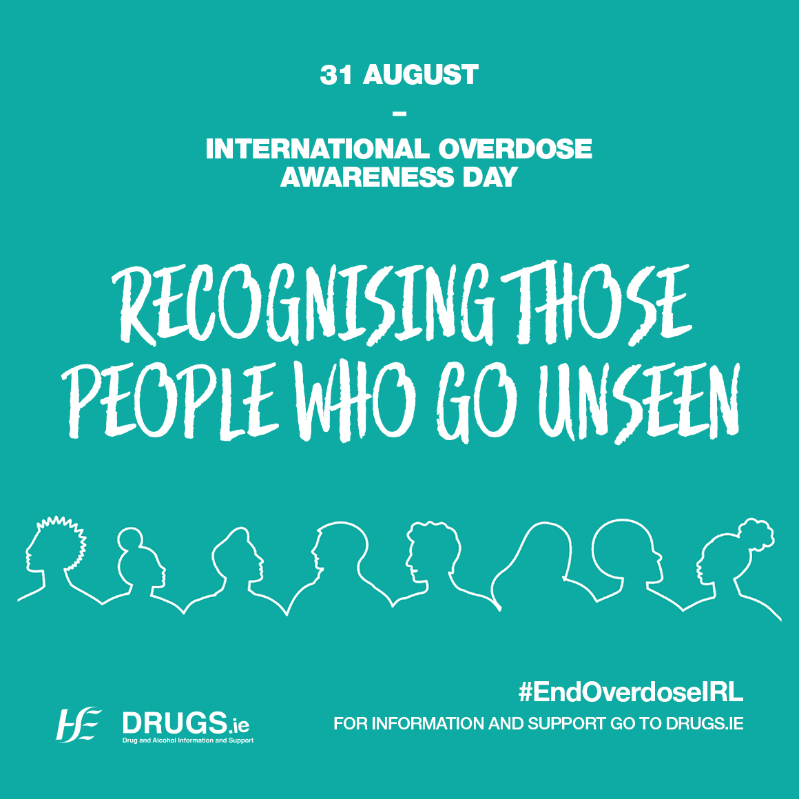 HSELive's tweet photo. The theme for International Overdose Awareness Day 2023 is, “Recognising those people who go unseen”.   Join our webinar on Thursday the 31st of August at 1.30pm to raise awareness about overdose and recognise people who go unseen: https://t.co/Uzfsn1jhJ5

#WeSeeYou @daniel_0c36 @Prof_Jo_Ivers