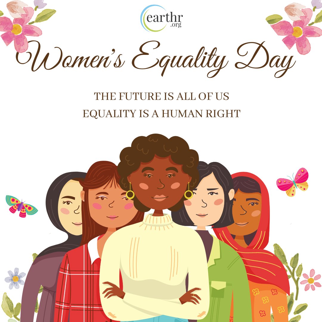 EarthrOrg's tweet photo. 💪Empowerment knows no gender! 

 🏋️‍♀️On this #WomensEqualityDay, let's celebrate the progress we've made, honor the trailblazers who paved the way, and continue our journey towards a world where every woman's voice and choice truly matter

#WomenEmpowerment #womenfight #Equality https://t.co/RjURnjT1Tr