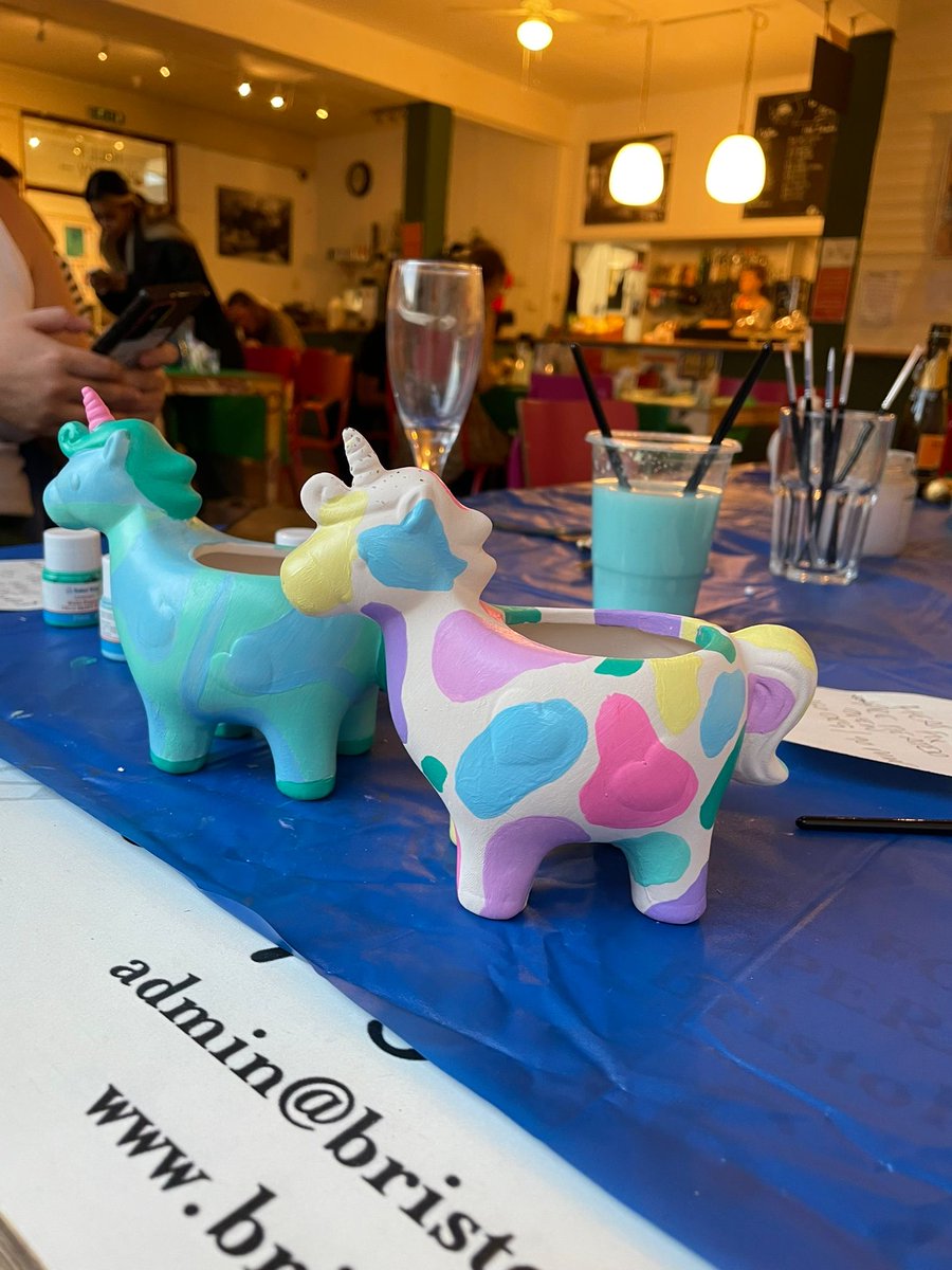 We’d like to say a big thank you to everyone who joined us last night for our Unicornfest prosecco and plant pot painting session last night at Bristol Folk House 🎨 🪴 Together we raised an amazing £215 for Leukaemia Care🤝 Thank you!💙 #unicornfest #lovebristol