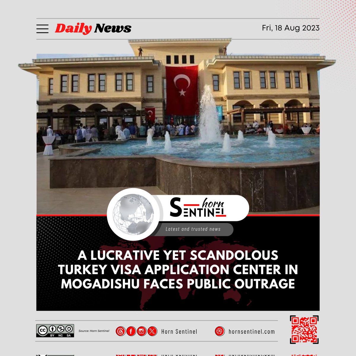 HornSentinel's tweet photo. .@voyavisa centre in #Mogadishu is accused of running a fraudulent business as the company collects unregulated fees from desperate clients and fails to deliver approved visas. The company also exercises stringent no-refund policies. Stay tuned, more will follow. #Somalia https://t.co/CiV5dAWcSa