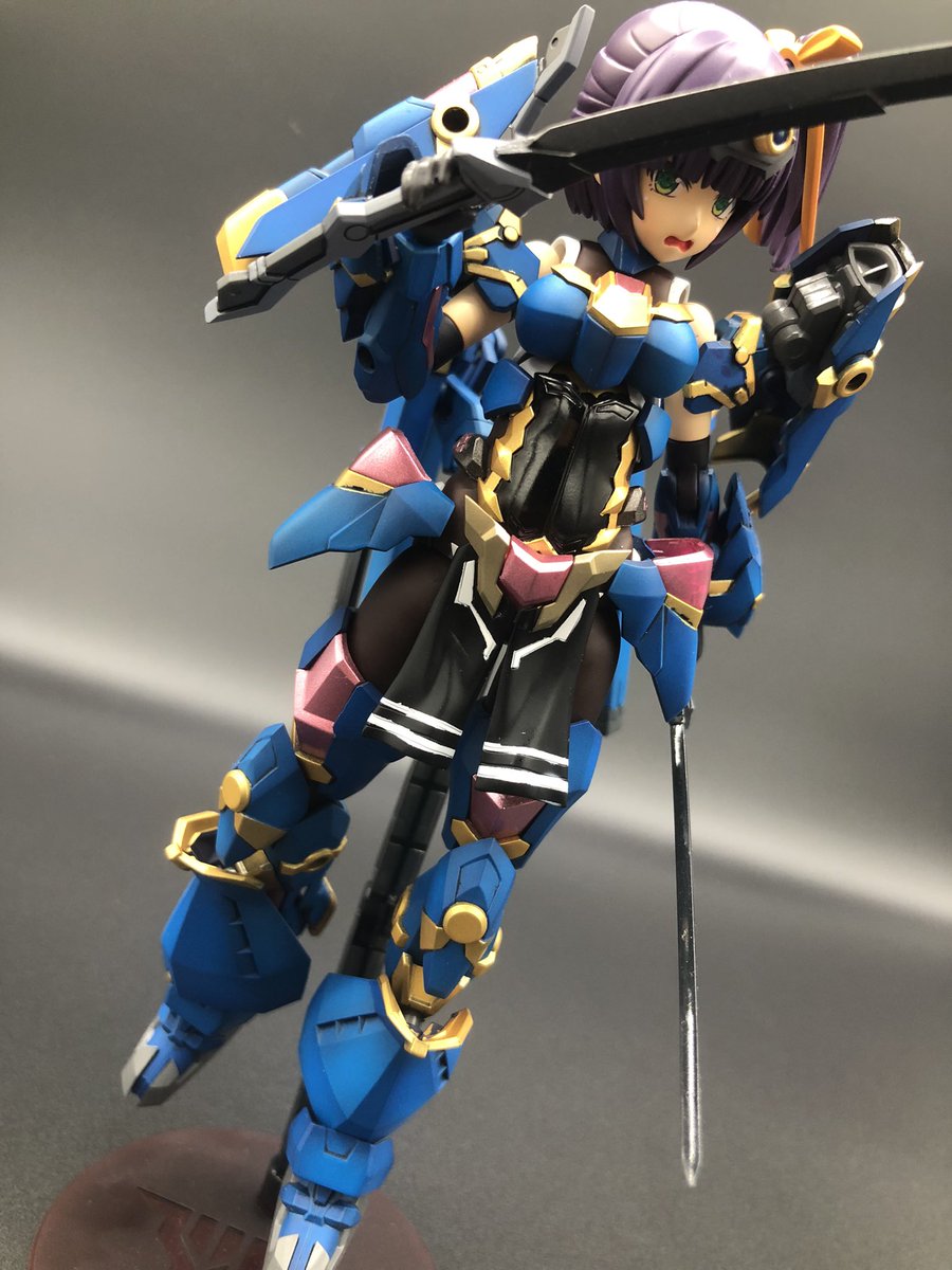 bonbon_big's tweet photo. FAGアヤツキ武装モードです。
パーツ余らすのもったい無いんで、
武装モードに。
こっちの方が好みかな。
#フレームアームズガール
#美少女プラモデル https://t.co/RfAj7F02Yl