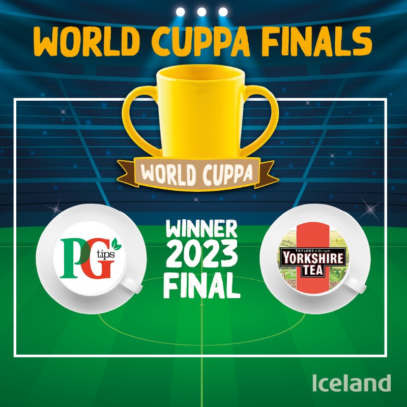 You've had your say and these are your finalists of the World Cuppa 2023! ☕ Who will you be crowning your winner?👑 #WorldCuppa2023 #IcelandFoods #Tea