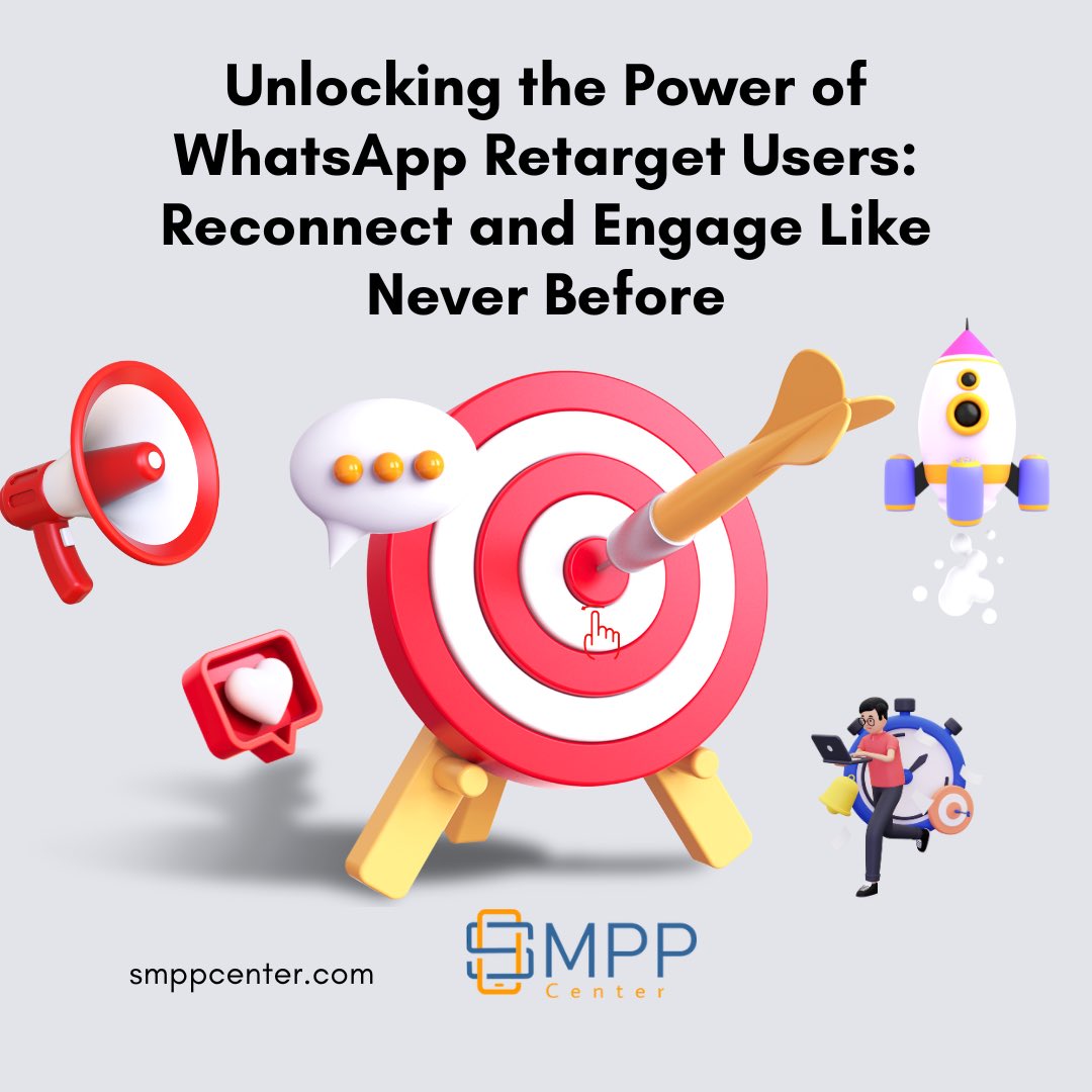 SMPPCenter's tweet photo. Unlocking the Power of WhatsApp Retarget Users: Reconnect and Engage Like Never Before

https://t.co/C7vUlAzJ66

#WhatsAppRetargetUsers #ReconnectEngage #PersonalizedMessaging #RetargetingStrategy https://t.co/IJETxYTLMi