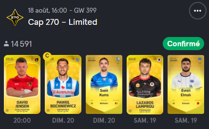 SwissCelticFC's tweet photo. 🔥3 équipes pour cette nouvelle GW 🔥
⚽️#Lamprou: 6 matchs-up intéressant pour un prix dérisoire. Acheté en 🟡et🔴
⚽️#Gladon : affronte le néo-promu qui vient de prendre une taule en ouverture
🎯#Kums: parce qu'il habitue à faire de jolis scores
Et vous, prêts ?
#sorare https://t.co/D4NkrMszWr
