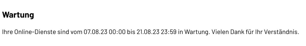 Es gibt so welche, die machen #Wartungsarbeiten am Wochenende oder in der Nacht und dann gibt es <a href="/die_rente/">Deutsche Rentenversicherung</a> ....... #deutscherentenversicherung