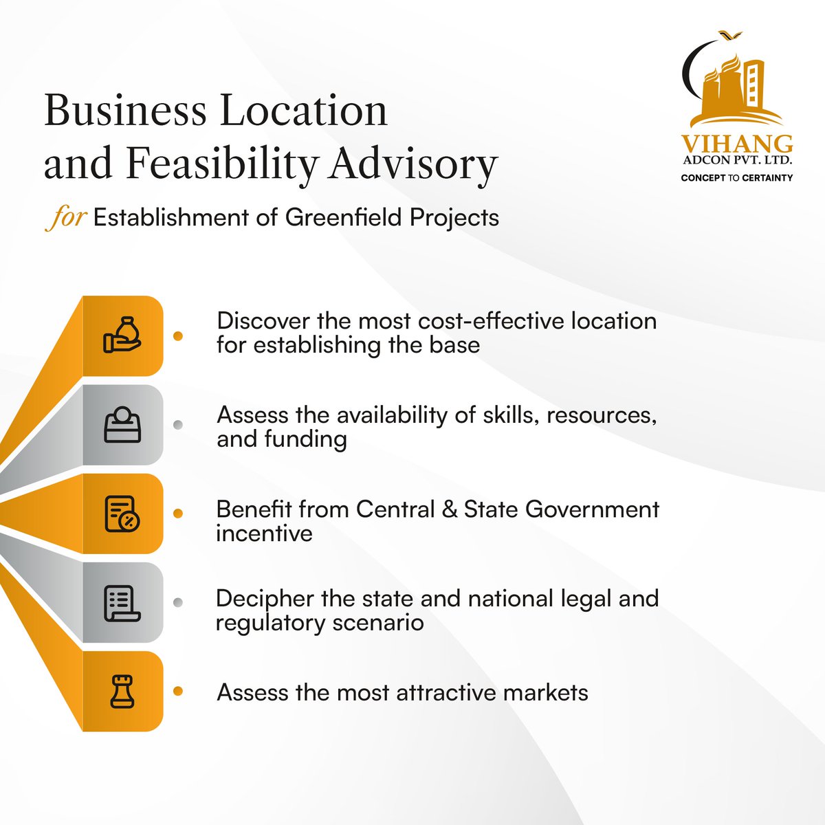 VihangAdcon's tweet photo. In the realm of Business Location and Feasibility Advisory, Vihang Adcon stands as a beacon. Our commitment lies in meticulously charting your journey towards optimal site selection. https://t.co/nekd7wcpRW
