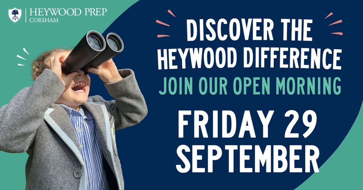 ⭐ Discover the Heywood Difference ⭐ Discover how personalised learning and a curriculum that builds character and develops critical thinking could empower your child and prepare them for the future. Book your place via the link heywoodprep.com/admission/open… #HeywoodDifference