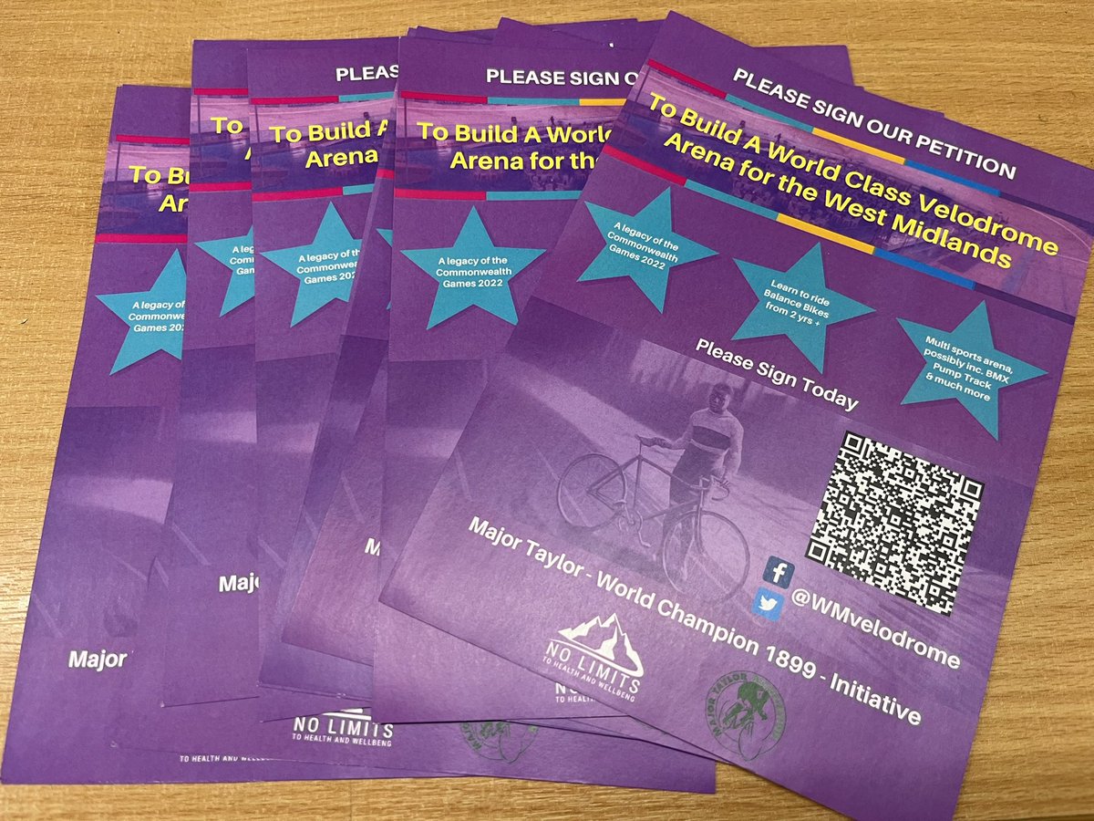 Flyers are in <a href="/JohnAtkinscycle/">John Atkins Cycles</a> for <a href="/WMvelodrome/">WM Velodrome Campaign</a> Pop in, grab a flyer and then sign the petition…. 🤞🤞🤞 #wmvelodrome #signthepetition