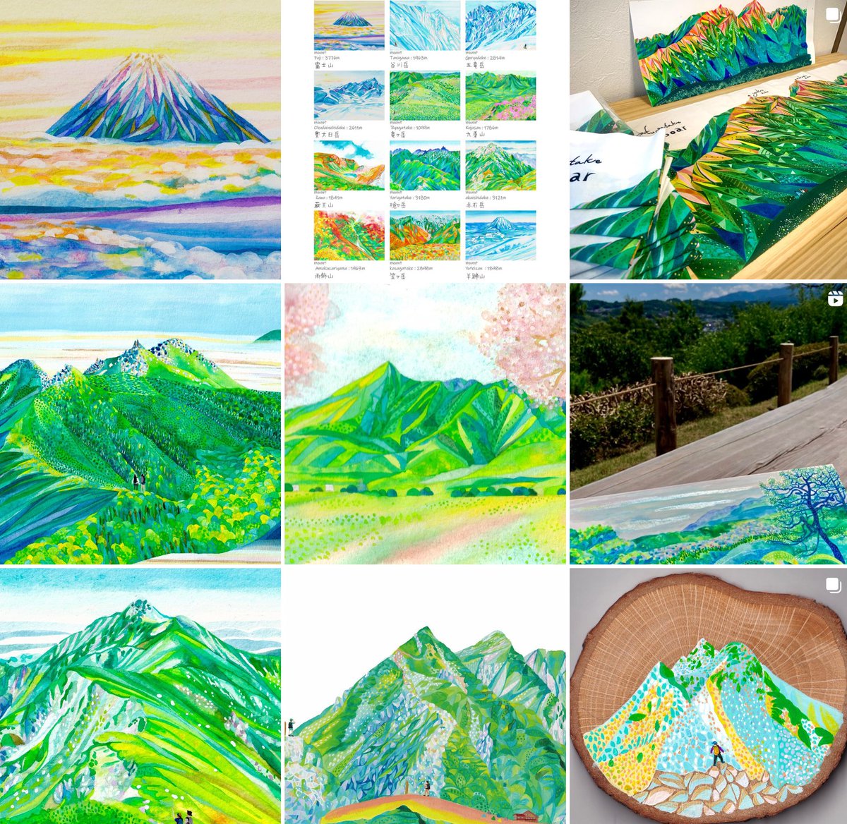 versographic's tweet photo. たくさんの反響を頂きありがとうございました。富士山の絵を描いて頂く方は、soar @soar_i7 さんに決まりました。写実的に捉えつつ独創的で鮮やかな表現ができる方です。何より山が好きで、山をよく観察しているのがわかります。小中学生向けの本ですが、子供から大人まで魅了する絵だと思います✨ https://t.co/50p7iqqAng