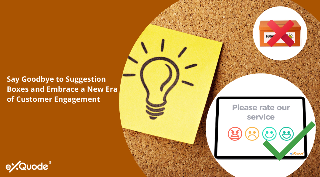 exquode's tweet photo. 🚀 Say Goodbye to Suggestion Boxes and Hello to Customer Engagement 📱 #CustomerEngagement #DigitalTransformation #FeedbackRevolution #InnovationInEngagement #CustomerExperience 

Read about https://t.co/8sDXPPox1m https://t.co/LWmqq404qL