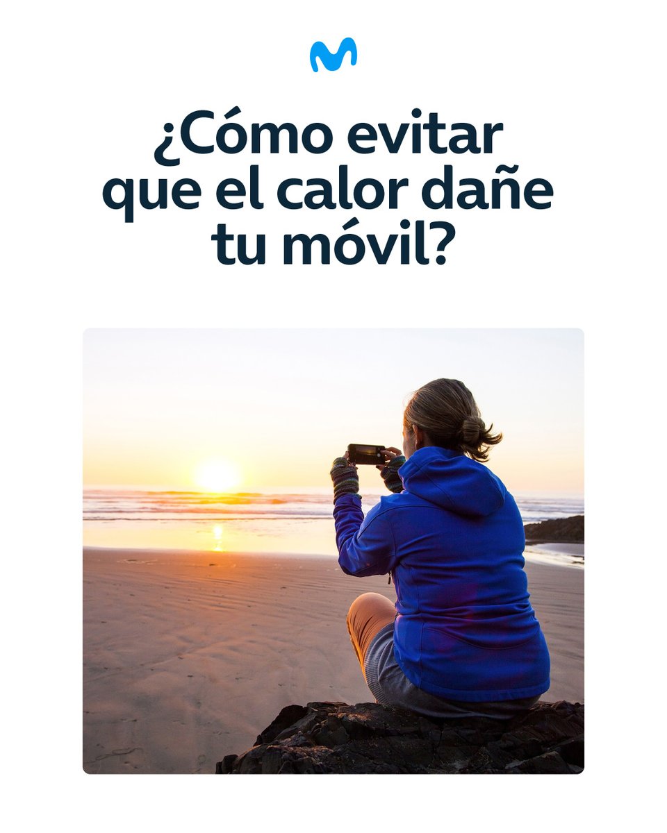 movistar_es's tweet photo. ¿Qué consecuencias puede tener el calor extremo sobre los smartphones? En este #PostDeUtilidad te explicamos cómo evitar que tu móvil sufra debido a las altas temperaturas. 🔥📲 https://t.co/yw8WE0gFyX https://t.co/cDCvKOgotL