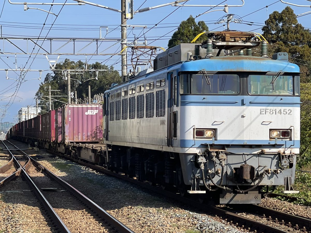 TeioGR0420's tweet photo. 機関車＆貨物列車だけの写真

やっぱり…JR貨物しか勝たんな https://t.co/E8Ui5QCXRw