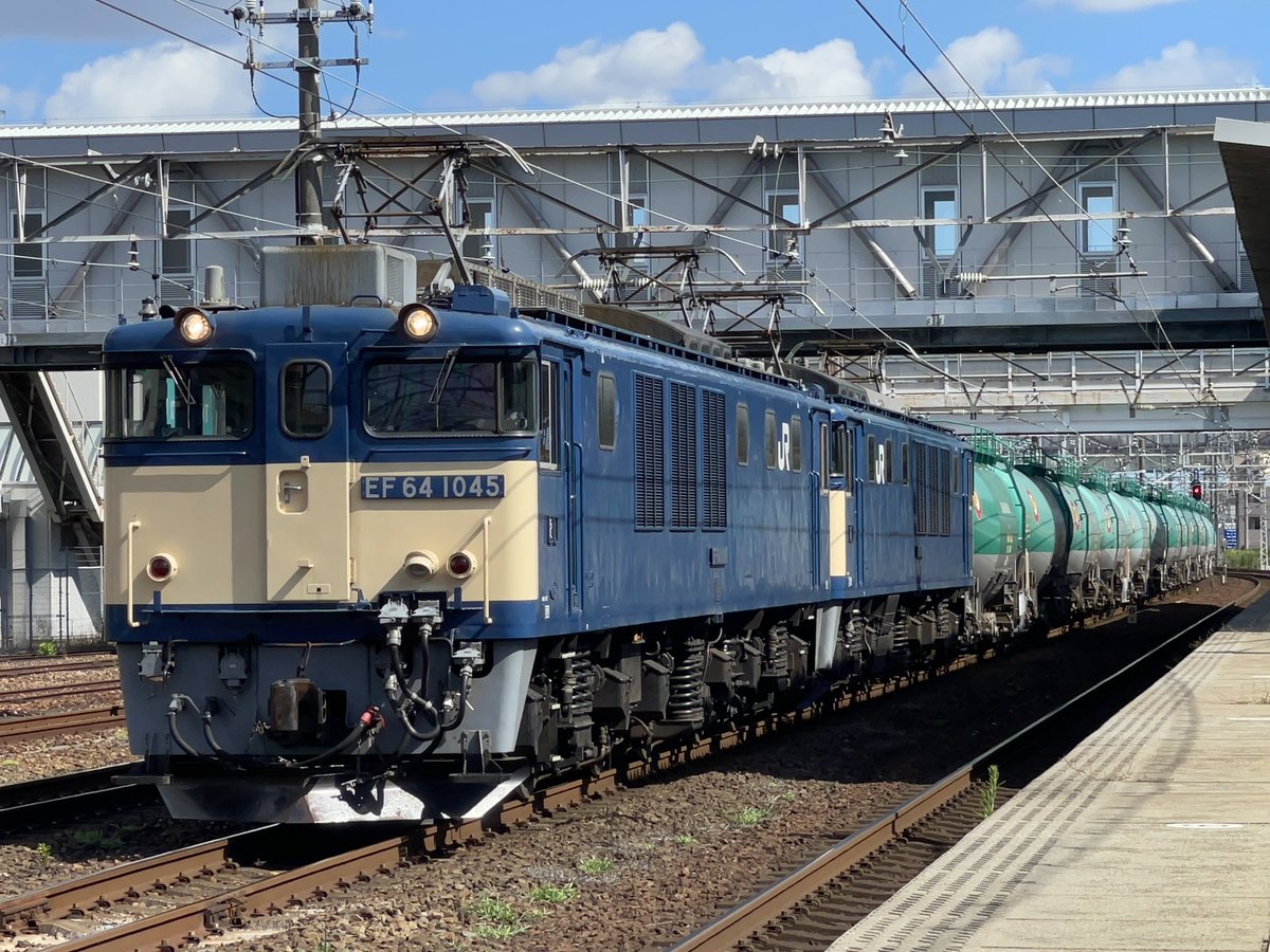TeioGR0420's tweet photo. 機関車＆貨物列車だけの写真

やっぱり…JR貨物しか勝たんな https://t.co/E8Ui5QCXRw