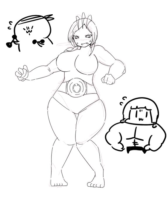 ゴーリキ化描いてる 