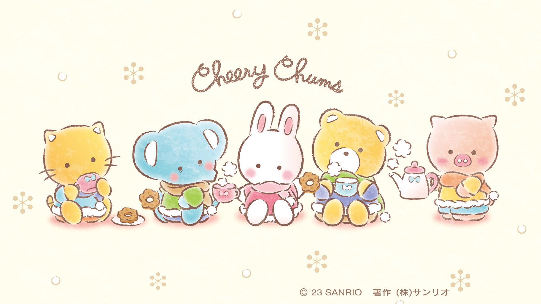 チアリーチャム　Cheery Chums ピンバッジ　サンリオ　レトロ