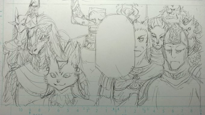 下描き終わらねぇ。腹なりだした。飯にするか。 