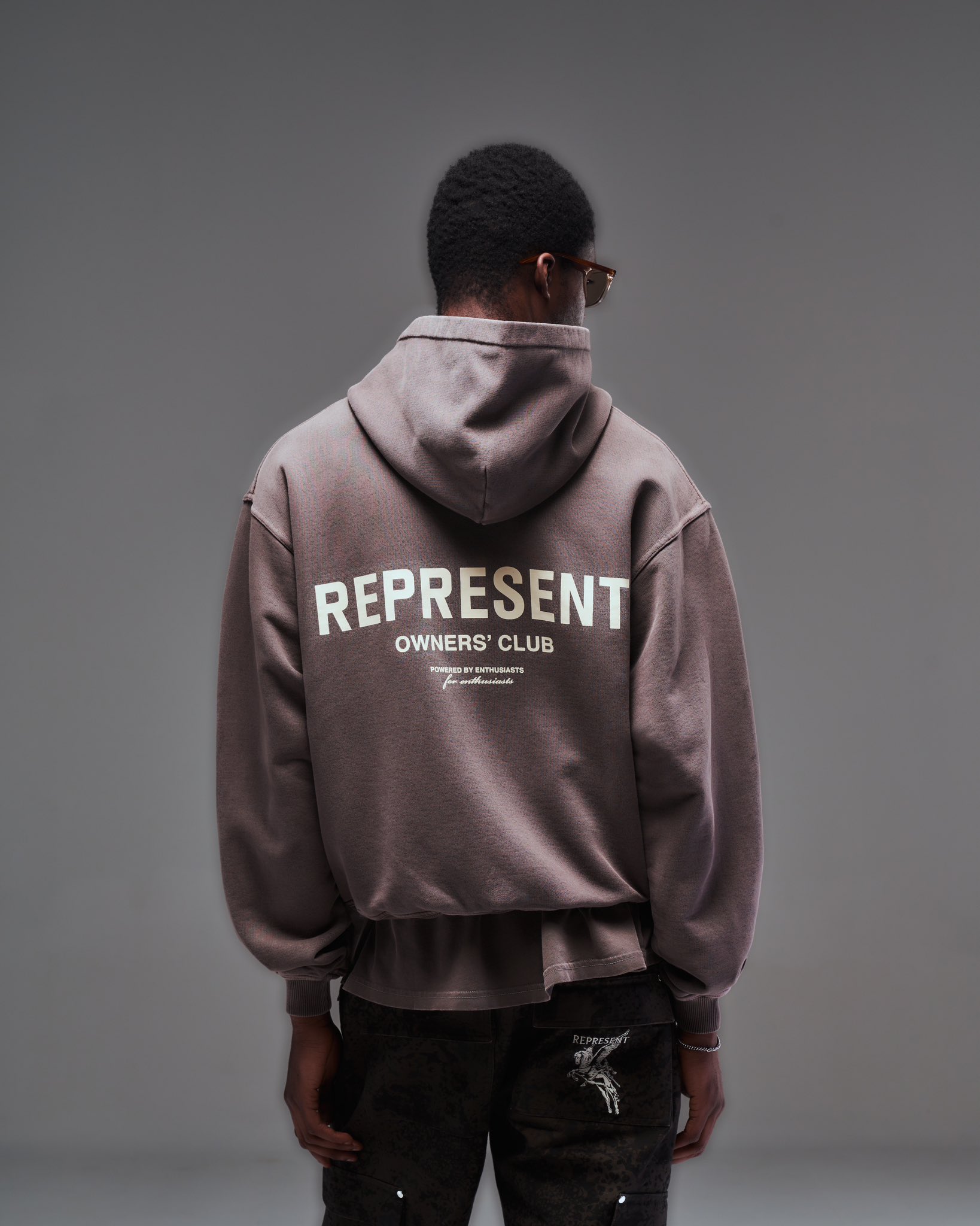 Represent Owners Club Hoodie Fog