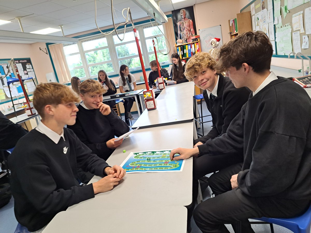 Sciencewebsters's tweet image. Miss Graham&apos;s National 5 Biologists playing revision snakes and ladders to remind ourselves of all the learning we did before summer. #revisiongames #Unit1recap #FunLearning!