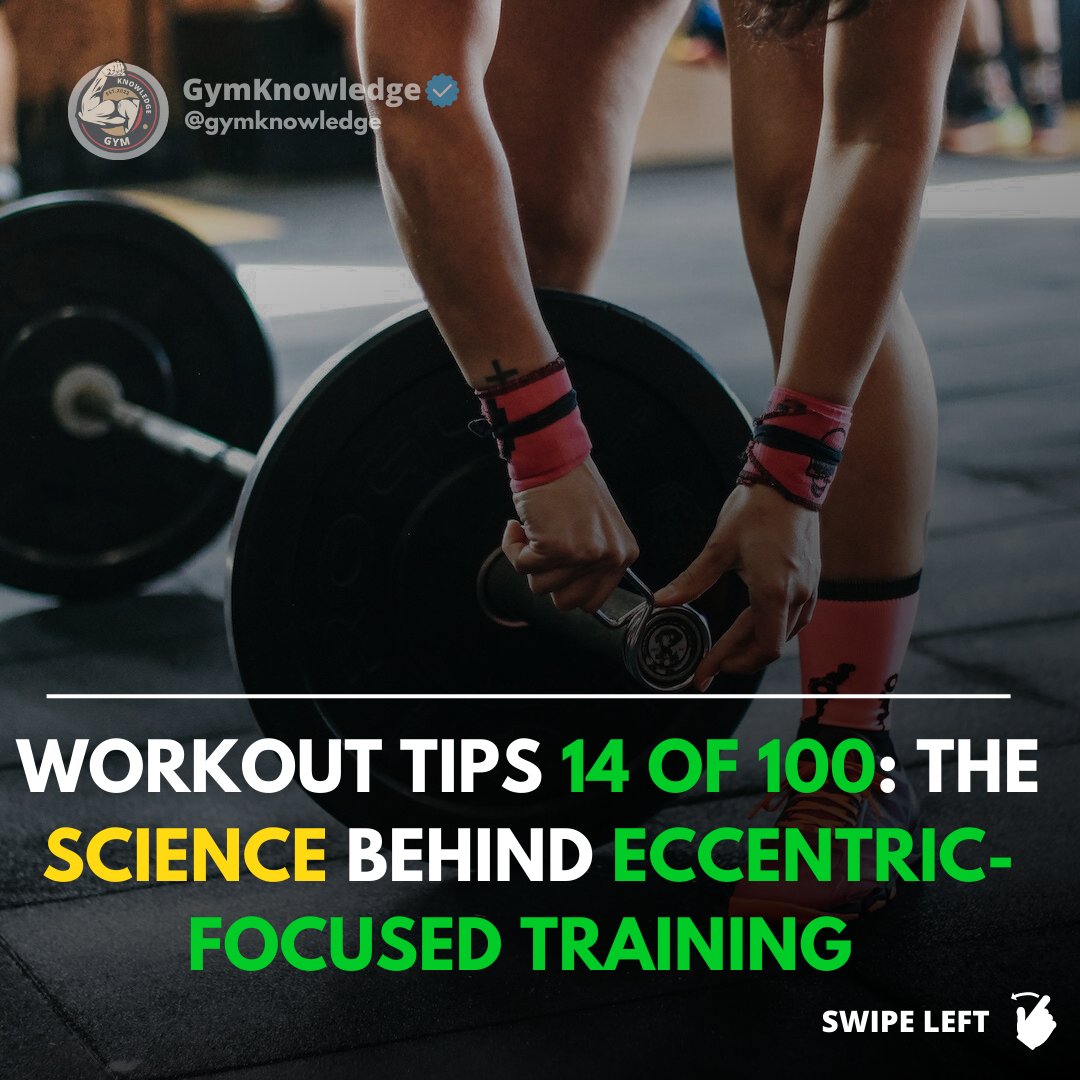 GymKnowledgeOne's tweet image. 🔍 Did you know that slowing down the lowering phase of your exercises can unlock serious muscle growth potential? 📈💯 Emphasizing the eccentric phase activates more muscle fibers, improving neural coordination and synchronization during your workouts.#eccentrictraining #muscle